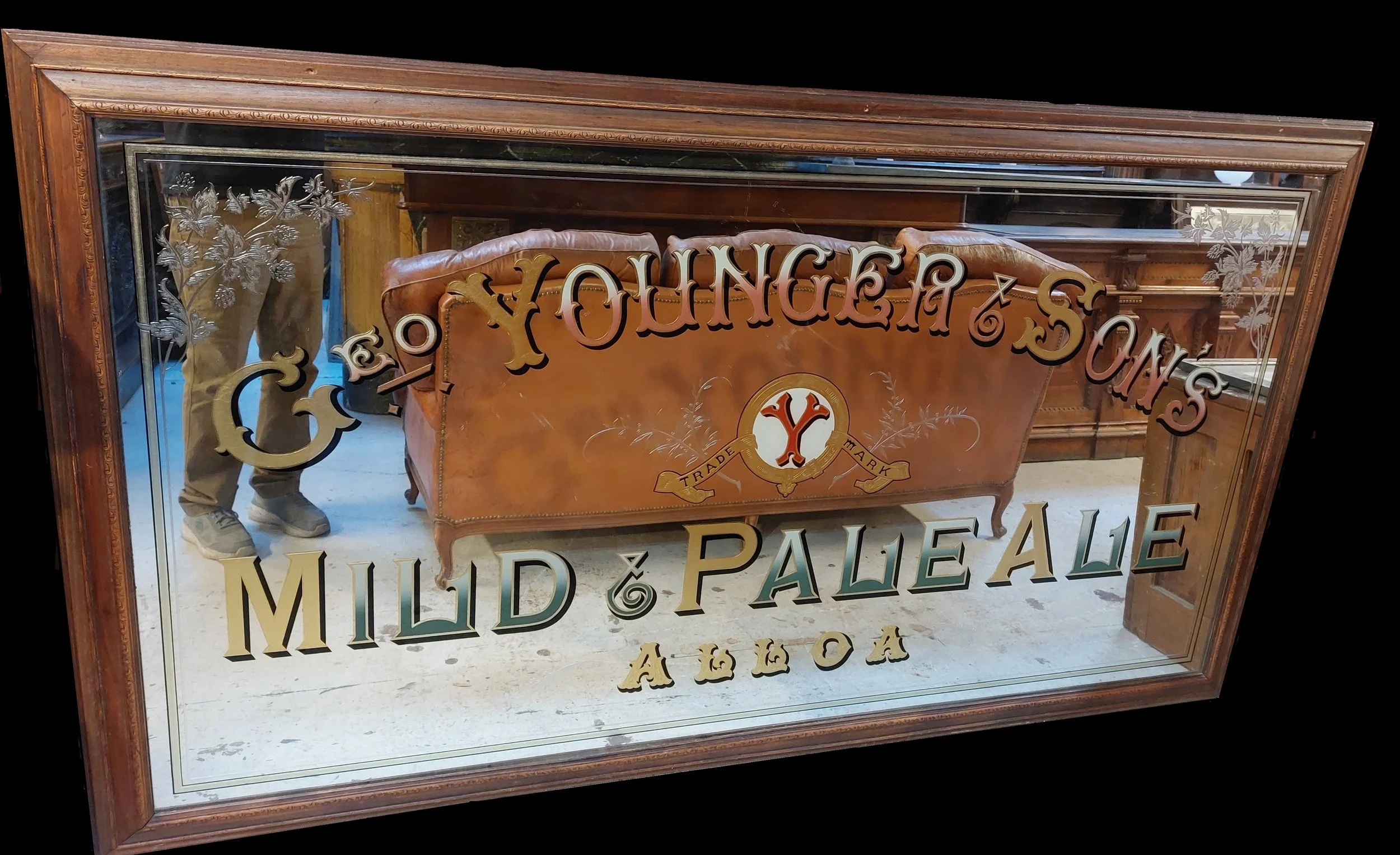Vintage Pub Mirrors — .